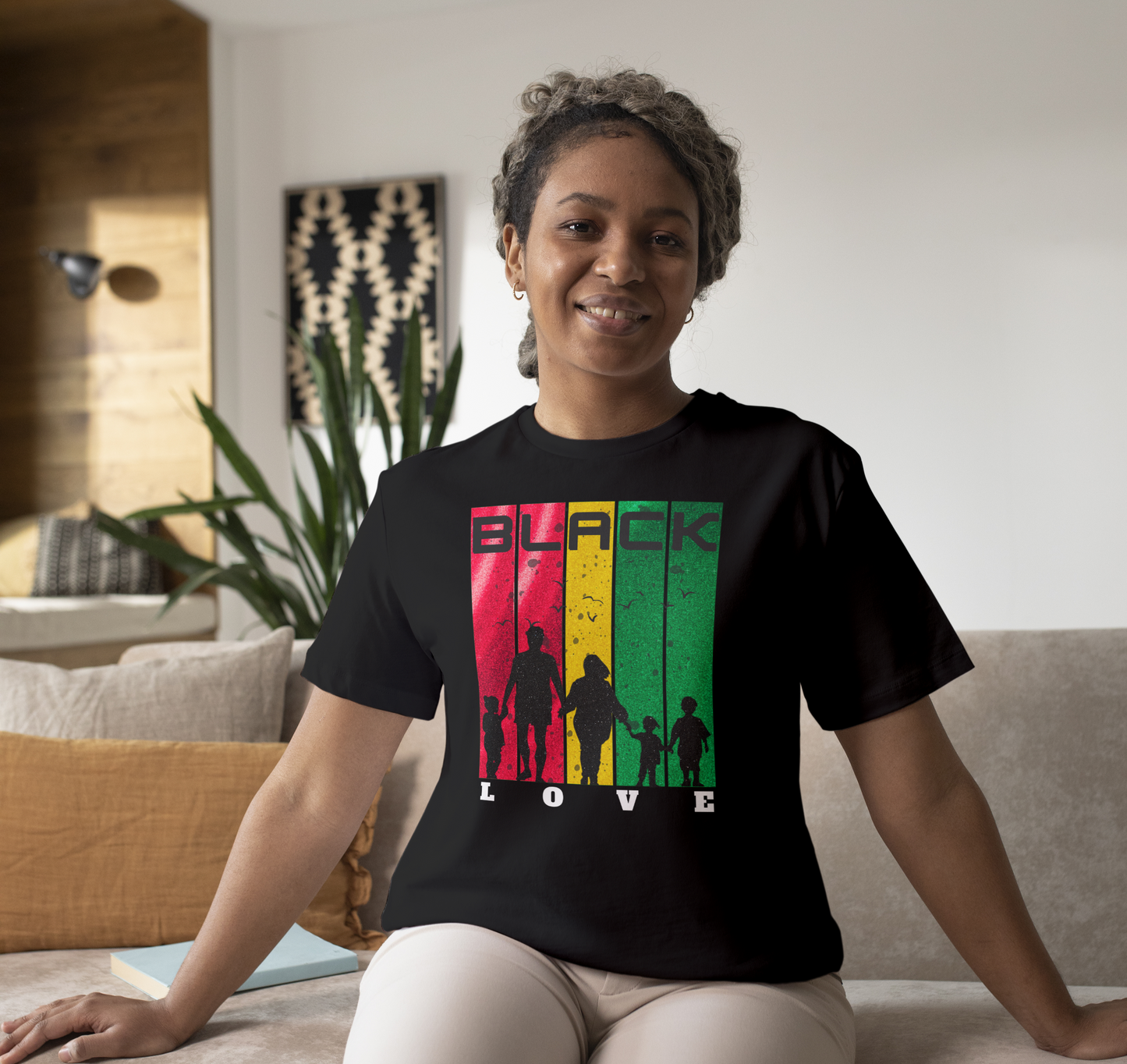 ROOTS OF LOVE - BLACK FAMILY LOVE T-SHIRT